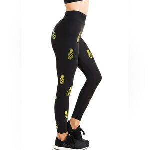 Ultracor Pineapple Black Ultra High Leggings
